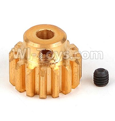 REMO HOBBY 1021 Parts-61-02 G2815 15 Teeth copper Motor gear,REMO HOBBY 1021 Rc Car Spare Parts Replacement Accessories,1021 1:10 Scale BRUSHED RC Racing Truck Parts rc off-road car Parts,Truck Car Parts