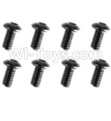 REMO HOBBY 1025 Parts-89-04 F5204 Inner-Hexagon haft-round head screws(8pcs)-M3X10mm,REMO HOBBY 1025 Rc Car Spare Parts Replacement Accessories,1021 1:10 Scale BRUSHED RC Racing Truck Parts rc off-road car Parts,Truck Car Parts
