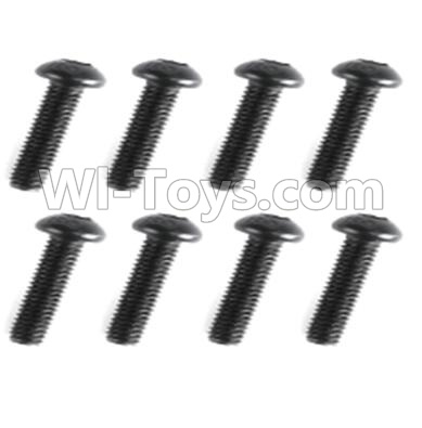 REMO HOBBY 1025 Parts-89-05 F5205 Inner-Hexagon haft-round head screws(8pcs)-M3X12mm,REMO HOBBY 1025 Rc Car Spare Parts Replacement Accessories,1021 1:10 Scale BRUSHED RC Racing Truck Parts rc off-road car Parts,Truck Car Parts