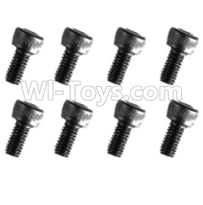 REMO HOBBY 1025 Parts-89-18 F5218 Inner-Hexagon Cup head screws(8pcs)-M3X8mm,REMO HOBBY 1025 Rc Car Spare Parts Replacement Accessories,1021 1:10 Scale BRUSHED RC Racing Truck Parts rc off-road car Parts,Truck Car Parts