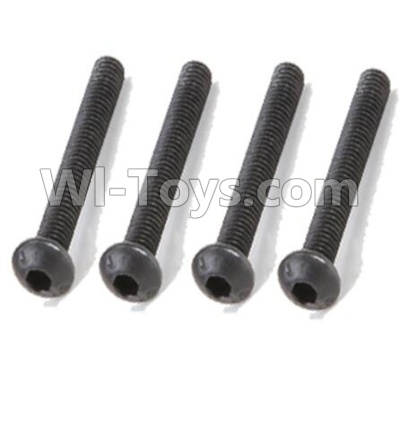REMO HOBBY 1021 Parts-90-09 F5233 Inner-Hexagon haft-round head screws(8pcs)-M3X25mm,REMO HOBBY 1021 Rc Car Spare Parts Replacement Accessories,1021 1:10 Scale BRUSHED RC Racing Truck Parts rc off-road car Parts,Truck Car Parts