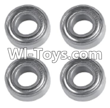 REMO HOBBY 1072 Parts-06 B5502 Rolling bearings(4pcs)-5X11X4mm,REMO HOBBY 1072 Rc Car Spare Parts Replacement Accessories,1072 1:10 Scale BRUSHED ROCK CRAWLER Parts rc Climbing car Parts,Truck Car Parts