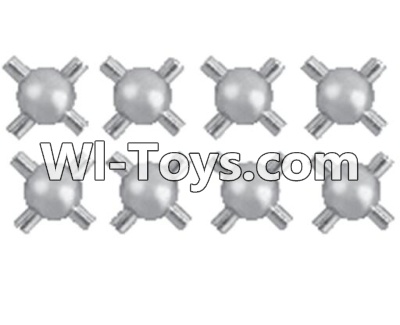 REMO HOBBY 1072 Parts-46 E5321 Cross shape Universal ball(8pcs),REMO HOBBY 1072 Rc Car Spare Parts Replacement Accessories,1072 1:10 Scale BRUSHED ROCK CRAWLER Parts rc Climbing car Parts,Truck Car Parts