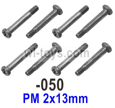 SG 1603 SG1603 Step Screws.1603-050.PM 2x13mm. Total 8pcs. SG 1603 SG1603 Parts, SG 1/16 Car Parts.