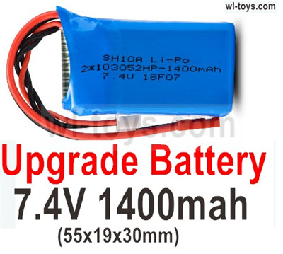 SG 1604 SG1604 Upgrade Battery-Upgrade 7.4v 1400mah battery. SG 1604 SG1604 Parts, SG 1/16 Car Parts.