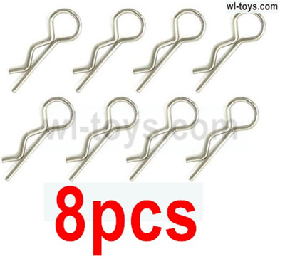 SG 1604 SG1604 R-Clips,Fixed clips for the Body shell cover(8pcs)-1604-002. SG 1604 SG1604 Parts, SG 1/16 Car Parts.