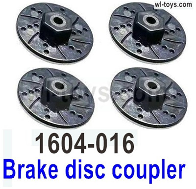 SG 1604 SG1604 Brake disc coupler-1604-016-4 Set. SG 1604 SG1604 Parts, SG 1/16 Car Parts.
