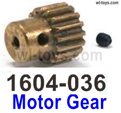 SG 1604 SG1604 Motor gear with M3 Set screws-1604-036-Can be use for the Brush and Brushless motor. SG 1604 SG1604 Parts, SG 1/16 Car Parts.