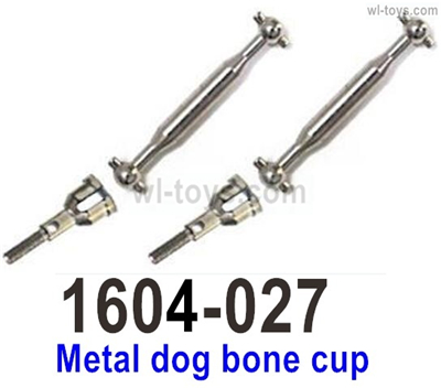 SG 1604 SG1604 Metal dog bone cup-1604-027-2 Set. SG 1604 SG1604 Parts, SG 1/16 Car Parts.