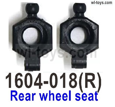 SG 1604 SG1604 Rear wheel seat assembly-1604-018(R)-2pcs. SG 1604 SG1604 Parts, SG 1/16 Car Parts.