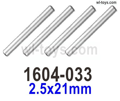 SG 1604 SG1604 Optical axis-1604-033-2.5x21mm-4pcs. SG 1604 SG1604 Parts, SG 1/16 Car Parts.