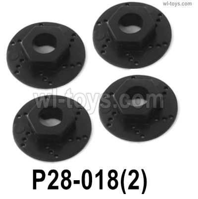 SG 2801 SG2801 Parts Coupler,7mm Hex Adapter.wheel seat assembly.P28-018(2).Total 4pcs.SG 1/28 Car Parts.
