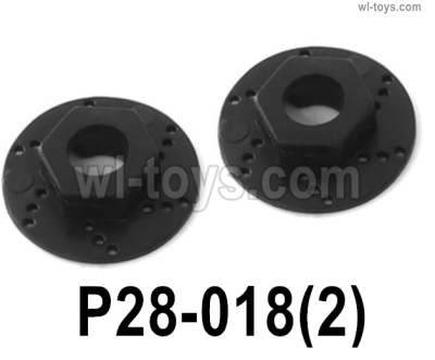 SG 2801 SG2801 Parts P28-018(2) Coupler,7mm Hex Adapter.wheel seat assembly.Total 2pcs.SG 1/28 Car Parts.