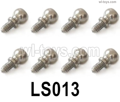 SG 2801 SG2801 Screws Parts LS013 Screws.Hexagon socket single Ball Head Screws 3.8x7mm.Total 8pcs.SG 1/28 Car Parts.
