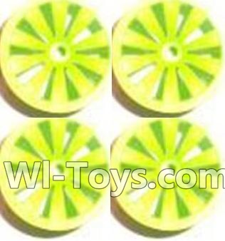Subotech BG1504 Big Wheel Hub(4pcs)-Green-(Not include the Trie Lether),Subotech BG1504 RC Car Spare parts Accessories,1:16 2WD BG1504 RC Racing Car parts,High Speed Drifting Buggy Parts
