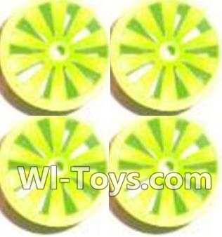 Subotech BG1505 Big Wheel Hub(4pcs)-Green-(Not include the Trie Lether),Subotech BG1505 RC Car Spare parts Accessories,1:16 2WD BG1505 RC Racing Car parts,High Speed Drifting Buggy Parts