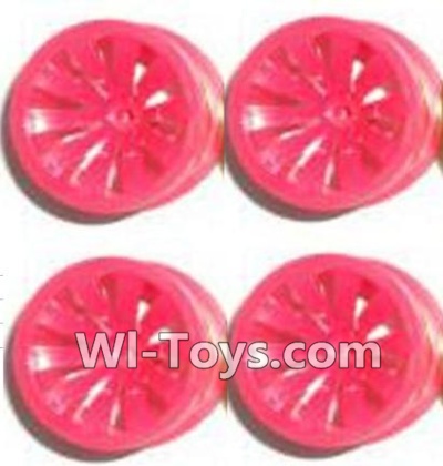 Subotech BG1505 Big Wheel Hub(4pcs)-Red-(Not include the Trie Lether),Subotech BG1505 RC Car Spare parts Accessories,1:16 2WD BG1505 RC Racing Car parts,High Speed Drifting Buggy Parts