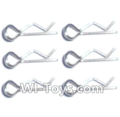 Subotech BG1505 R-Shape Pin(6pcs),Subotech BG1505 RC Car Spare parts Accessories,1:16 2WD BG1505 RC Racing Car parts,High Speed Drifting Buggy Parts
