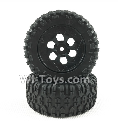 SuBotech BG1506 BG1506 BG1507 CJ0002 Whole Wheel unit(2pcs),Subotech BG1506 RC Car Spare parts Accessories,1:12 4WD BG1506 RC Racing Car parts,High Speed Drifting Buggy Parts