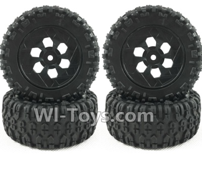 SuBotech BG1506 BG1506 BG1507 CJ0002 Whole Wheel unit(4pcs),Subotech BG1506 RC Car Spare parts Accessories,1:12 4WD BG1506 RC Racing Car parts,High Speed Drifting Buggy Parts