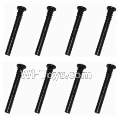 SuBotech BG1506 WLS015 Half Tooth Screws(8pcs)-M3X24,Subotech BG1506 RC Car Spare parts Accessories,1:12 4WD BG1506 RC Racing Car parts,High Speed Drifting Buggy Parts