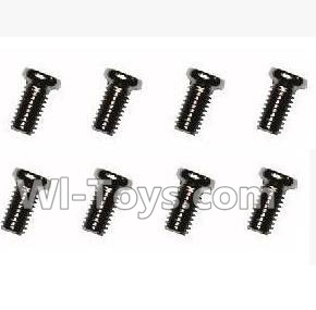 SuBotech BG1506 WLS016 Machine Screws(8pcs)-M3X6,Subotech BG1506 RC Car Spare parts Accessories,1:12 4WD BG1506 RC Racing Car parts,High Speed Drifting Buggy Parts