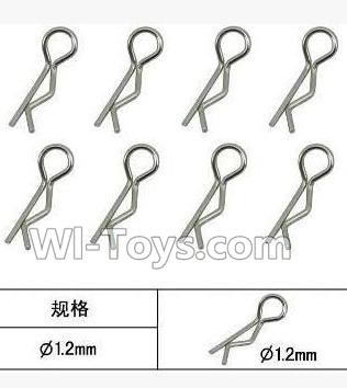 SuBotech BG1506 WTZ008 R-Shape Pin(8pcs),Subotech BG1506 RC Car Spare parts Accessories,1:12 4WD BG1506 RC Racing Car parts,High Speed Drifting Buggy Parts