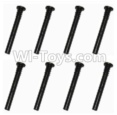 SuBotech BG1507 WLS015 Half Tooth Screws(8pcs)-M3X24,Subotech BG1507 RC Car Spare parts Accessories,1:12 4WD BG1507 RC Racing Car parts,High Speed Drifting Buggy Parts