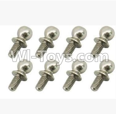 SuBotech BG1507 WLS018 Ball-Head Screws(8pcs),Subotech BG1507 RC Car Spare parts Accessories,1:12 4WD BG1507 RC Racing Car parts,High Speed Drifting Buggy Parts
