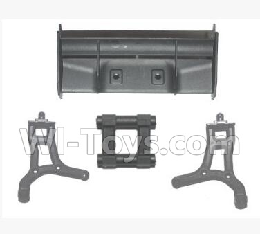 SuBotech BG1518 S15061903+1904+1905+1906 BG1518 Tail Wing Assembly,Subotech BG1518 RC Car Spare parts Accessories,1:12 4WD BG1518 RC Racing Car parts,High Speed Drifting Buggy Parts