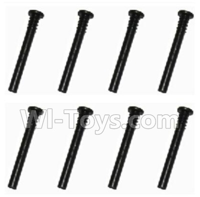 SuBotech BG1518 WLS015 Half Tooth Screws(8pcs)-M3X24,Subotech BG1518 RC Car Spare parts Accessories,1:12 4WD BG1518 RC Racing Car parts,High Speed Drifting Buggy Parts