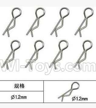 SuBotech BG1518 WTZ008 R-Shape Pin(8pcs),Subotech BG1518 RC Car Spare parts Accessories,1:12 4WD BG1518 RC Racing Car parts,High Speed Drifting Buggy Parts
