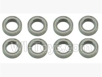 SuBotech BG1518 WZC004 Ball bearing(8pcs)-10X15X4MM,Subotech BG1518 RC Car Spare parts Accessories,1:12 4WD BG1518 RC Racing Car parts,High Speed Drifting Buggy Parts
