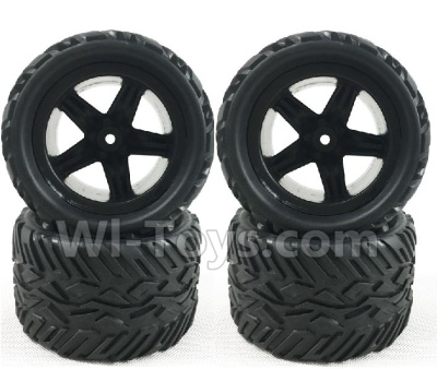 SuBotech BG1509 BG1509 CJ0003 Whole Wheel unit(4pcs),Subotech BG1509 RC Car Spare parts Accessories,1:12 4WD BG1509 RC Racing Car parts,High Speed Drifting Buggy Parts