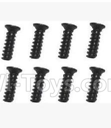 SuBotech BG1509 WLS010 Flat Head M2.6X10KB,Subotech BG1509 RC Car Spare parts Accessories,1:12 4WD BG1509 RC Racing Car parts,High Speed Drifting Buggy Parts