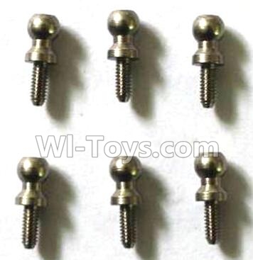 Subotech BG1510A Parts-WZS021 2X5 Ball head screws(6pcs),Subotech BG1510A RC Car Spare parts Accessories,1:24 4WD BG1510A RC Racing Car parts,High Speed Drifting Buggy Parts