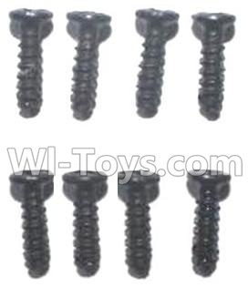Subotech BG1510A Parts-WLS026 Pan head screws(8pcs)-M2.7X7,Subotech BG1510A RC Car Spare parts Accessories,1:24 4WD BG1510A RC Racing Car parts,High Speed Drifting Buggy Parts