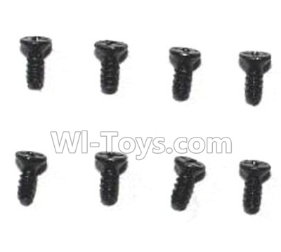 Subotech BG1510A Parts-WLS032 Countersunk head screws(8pcs)-M1.4X4,Subotech BG1510A RC Car Spare parts Accessories,1:24 4WD BG1510A RC Racing Car parts,High Speed Drifting Buggy Parts