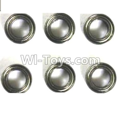FQ777 HOPPER 9012 spare Parts-52 WZC005 Bearing(6pcs)-6X10X3mm,FQ777 HOPPER 9012 RC Car Spare parts Accessories,1:24 9012 RC Racing Car parts,High Speed Drifting Buggy Parts
