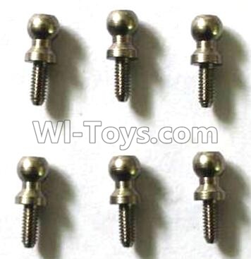 FQ777 HOPPER 9012 spare Parts-53 WZS021 2X5 Ball head screws(6pcs),FQ777 HOPPER 9012 RC Car Spare parts Accessories,1:24 9012 RC Racing Car parts,High Speed Drifting Buggy Parts