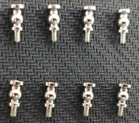Subotech BG1510C WZS022 2X3 Ball head screws(6pcs),Subotech BG1510C RC Car Spare parts Accessories,1:24 4WD BG1510C RC Racing Car parts,High Speed Drifting Buggy Parts