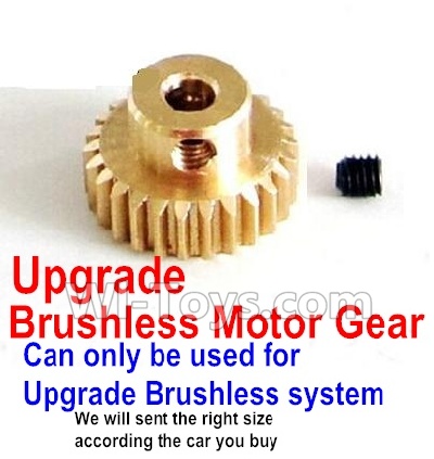 SuBotech BG1513 Upgrade Motor gear(Can only be used for Upgrade Brushless set,We will according the car you buy to sent you the right version size),Subotech BG1513 RC Car Spare parts Accessories,1:12 4WD BG1513 RC Racing Car parts,Hi