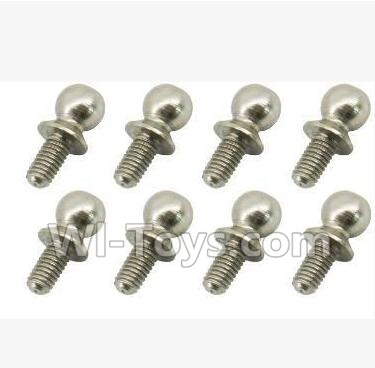 SuBotech BG1513 WLS018 Ball-Head Screws(8pcs),Subotech BG1513 RC Car Spare parts Accessories,1:12 4WD BG1513 RC Racing Car parts,High Speed Drifting Buggy Parts