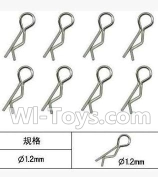 SuBotech BG1513 WTZ008 R-Shape Pin(8pcs),Subotech BG1513 RC Car Spare parts Accessories,1:12 4WD BG1513 RC Racing Car parts,High Speed Drifting Buggy Parts