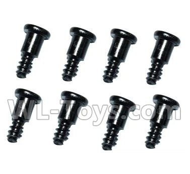 Subotch BG1515 Parts-95-08 WLS019 T head Step screws(4X11PB)-8pcs,Subotech BG1515 RC Car Spare parts Accessories,1:12 4WD BG1515 RC Racing Car parts,High Speed Drifting Buggy Parts