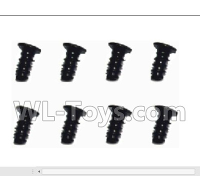 Subotch BG1515 Parts-95-09 WLS040 Flat head screws(2.3X5KB)-8pcs,Subotech BG1515 RC Car Spare parts Accessories,1:12 4WD BG1515 RC Racing Car parts,High Speed Drifting Buggy Parts