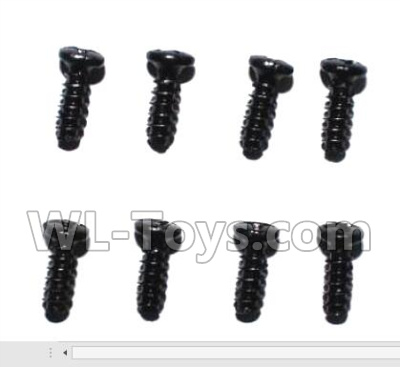Subotch BG1515 Parts-95-12 WLS043 Flat head screws(3X8PB)-8pcs,Subotech BG1515 RC Car Spare parts Accessories,1:12 4WD BG1515 RC Racing Car parts,High Speed Drifting Buggy Parts