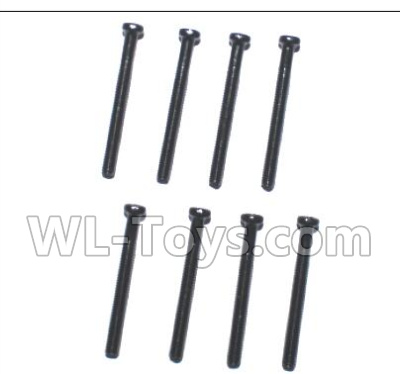 Subotch BG1515 Parts-95-13 WLS044 Mechanical screw (2.5X24PM)-8pcs,Subotech BG1515 RC Car Spare parts Accessories,1:12 4WD BG1515 RC Racing Car parts,High Speed Drifting Buggy Parts