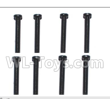 Subotch BG1515 Parts-95-14 WLS045 Mechanical screw (2.5X18PM)-8pcs,Subotech BG1515 RC Car Spare parts Accessories,1:12 4WD BG1515 RC Racing Car parts,High Speed Drifting Buggy Parts