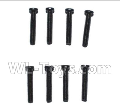Subotch BG1515 Parts-95-17 WLS048 Mechanical screw (2.5X14PM)-8pcs,Subotech BG1515 RC Car Spare parts Accessories,1:12 4WD BG1515 RC Racing Car parts,High Speed Drifting Buggy Parts